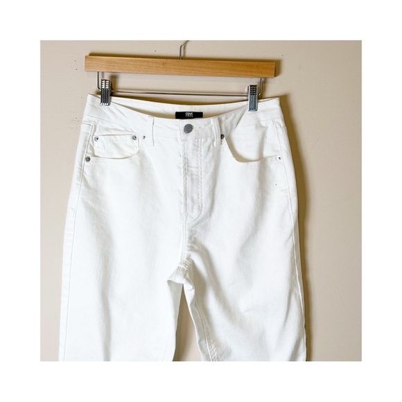 Frye Cropped White Jeans, size 4 - Picture 3 of 8